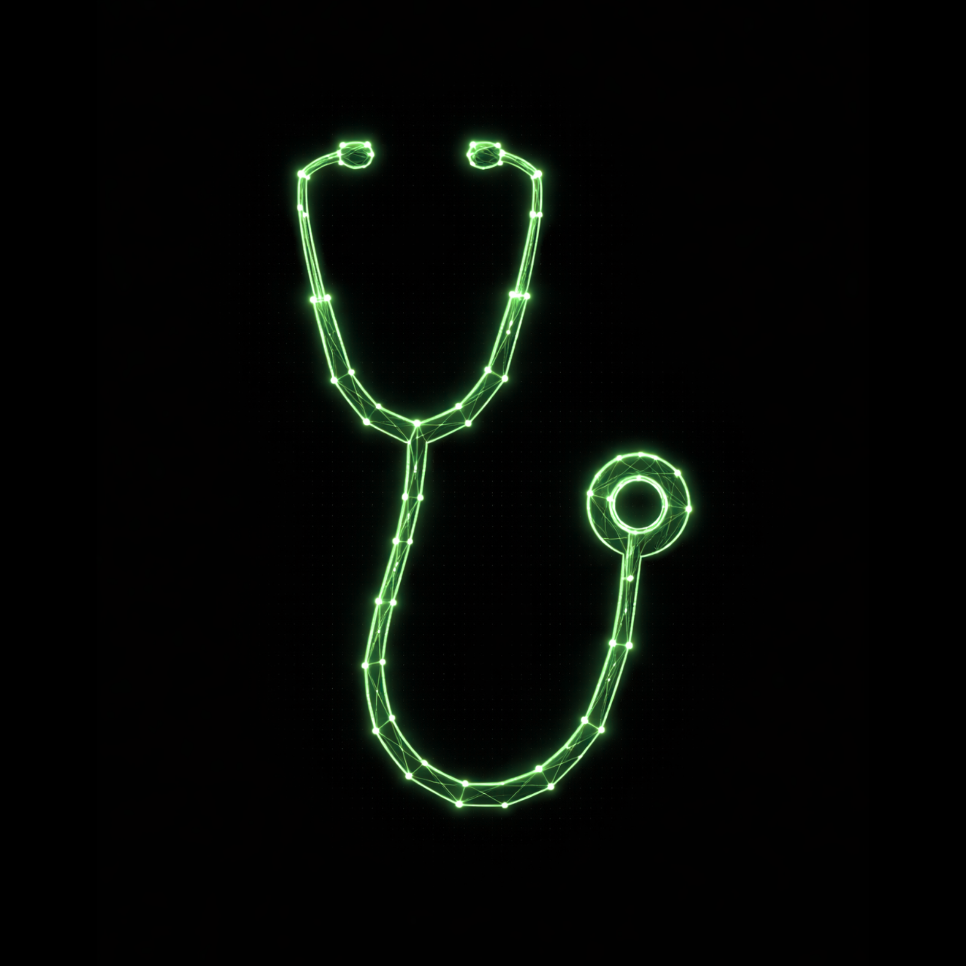 Healthcare visualization showing medical technology and patient care